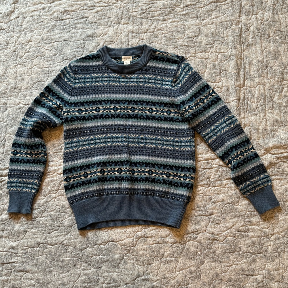 Boys L (10-12) Crewcuts Winter Sweater.